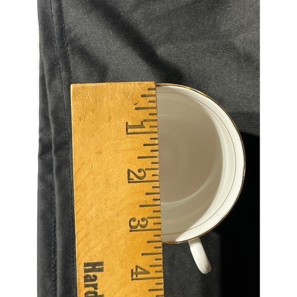 Colclough bone china tea cup. Lady in garden. Floral. Made in England. Beautiful - Picture 7 of 7